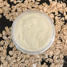 Load image into Gallery viewer, Oat milk cream formula in jar with oats