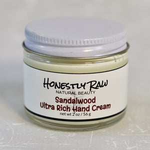 Sandalwood ultra rich hand cream jar